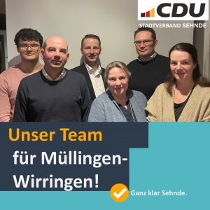 CDU Müllingen-Wirringen stellt Kandidatenteam für Kommunalwahl auf