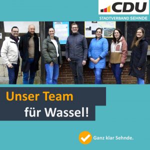 CDU Wassel präsentiert Kandidatenteam für die Kommunalwahl