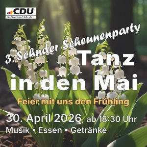 Tanz in den Mai der CDU Sehnde: Eine Tradition geht in die dritte Runde